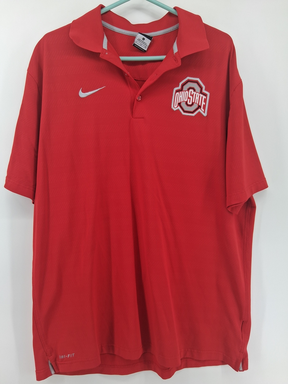 Nike Red Ohio State Polo